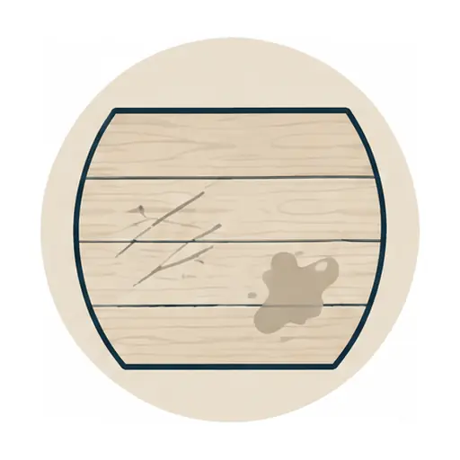 Schematic: Deep scratches, stains or pet damage