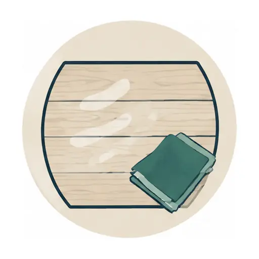 Schematic: Old wax or polish (a recoat may not bond)