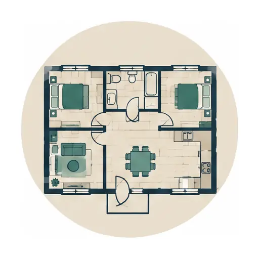 Schematic: Whole single-story home