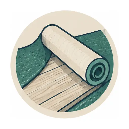 Schematic: Carpet and pad
